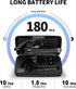 Bluetooth Headset,Wireless Bluetooth Earpiece with 500mAh Charging Case 80 Hours Talking Time?V5.1 Hands-Free Earphones with Built-in Mic for Driv...