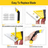 Grout Removal Tool, Angled Design Grout Hand Saw, Tile Grout Saw with 6 Pieces Extra Replacement Blades for Tile Cleaning...