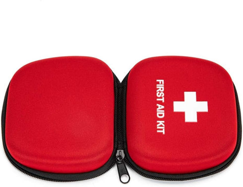First Aid Hard Case Empty, First Aid Hard Case First Aid EVA Hard Red Medical Bag for Home Health First Emergency Responder Camping Outdoors (5x4x...