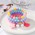 Colorful Rainbow Flower Heart Charm Bracelets Set Y2k Friendship Acrylic Beaded Stretchy Strand Bracelet for Women Girls Cute Preppy Party Favor P...
