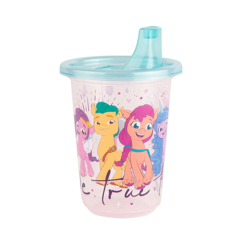 The First Years Take & Toss My Little Pony Sippy Cups - Reusable Toddlers Cups with Lids - Kids Party Pack with 2 Travel Caps - 10 Oz - 10 Count...