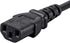 Monoprice 3ft 16AWG Power Cord Cable w/ 3 Conductor PC Power Connector Socket (C13/5-15P) - Black...