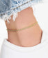 Barzel 18K Gold Plated Braided Rope Anklet for Women, 10 Inches - Made In Brazil...