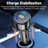 3-Port Car Charger Adapter, 90W PD &QC3.0 Fast Charging Car Cigarette Lighter USB Charger, Car Phone Charger for iPhone/Android/Samsung Galaxy S10...