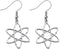 Atomic Science Symbol Keychain Chemistry Scientist Physicist Chemist Teacher Gift Science Lovers Gift (Atom Earrings)...