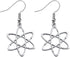 Atomic Science Symbol Keychain Chemistry Scientist Physicist Chemist Teacher Gift Science Lovers Gift (Atom Earrings)...