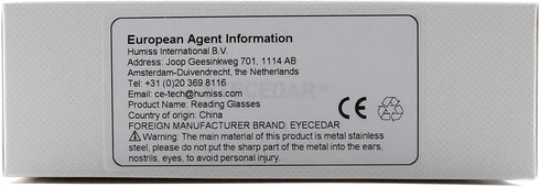 EYECEDAR 5-Pack Reading Glasses for Men Metal Frame Spring Hinges with Computer Readers 2.50...