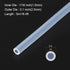 5m(16ft) 1.5mm(1/16") ID x 2.5mm(0.1") OD Silicone Tubing Clear Industrial Plastic Tubing Pure Silicone Hoses for Pump Siphoning Draining Irrigati...