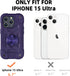 Compatible with iPhone 15 Pro max Case 6.7" - Heavy-Duty Shockproof Military-Grade Rugged Cover with Ring Stand, Glass Screen Protector & Camera L...