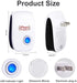 Ultrasonic Pest Repeller (6 Packs) Indoor Plug-in Gadget, can Repel Mosquitoes, Bed Bugs, Cockroaches, Spiders, mice, Bats, Birds, Flies, Mosquito...