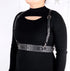 50.5IN Plus Size Belt Leather Harness Belt Adjustable Body Harness...