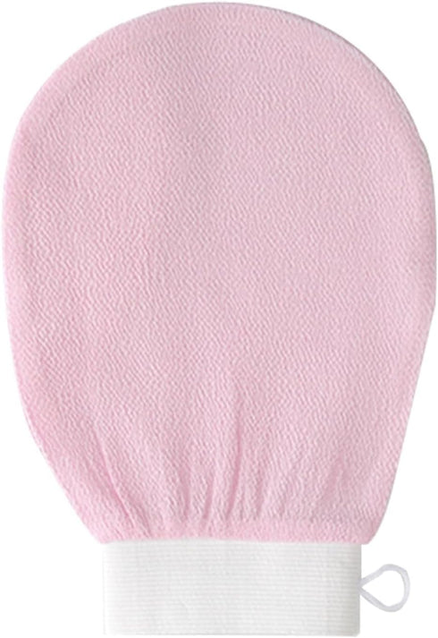 Pink Body Scrubber Exfoliating Gloves Body Scrubber Dead Skin Remover Manual Exfoliating Gloves Bath Sponges Bathing Accessories...