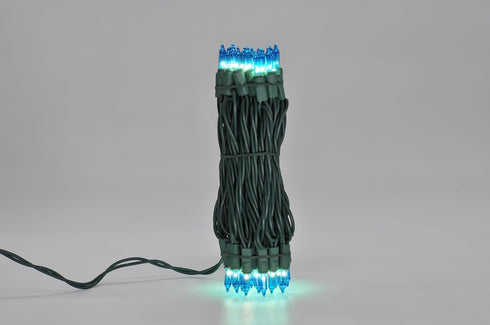 Brite Star 50 Lt Designer Series Mini Lights, Blue, Green Wire...