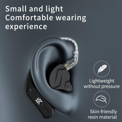 KZ AZ09 Bluetooth 5.2 Module Wireless Waterproof Ear Hook Extra Long Battery Life Bluetooth Cable for KZ ZST/ZSTX/ZS10/AS06/AS10/BA10/ZSR/ES4 (B p...