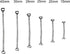 Chenkou Craft Assorted 600pcs Jewelry Making Wave Connect Bar Earring Necklace Connector (Silver, Mix)...