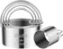 iNeibo Professional Baking Tools Biscuit Cutter Set Dough Blender/Cutter Round Cookies Cutter with Handle + Pastry Scraper+Egg Separator Heavy Dut...