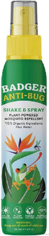 Badger Bug Spray, Family Friendly All Natural Mosquito Repellent w/Organic Essential Oils, Great Smelling Citronella Spray, Effective for 3 Hours,...