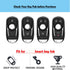 Key Fob Cover,Compatiable With Buick Enclave Lacrosse Verano Encore Regal Envision Cascada GL8 Smart Keyless Entry Key Fob Soft TPU Case Protector...
