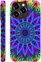 SEized Case Compatible with for iPhone 14 Pro Max,Tie Dye Floral Mandala Phone Case for Girl Women Boy Men,Durable Protection Case for iPhone 14 P...