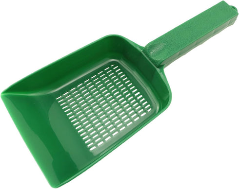 Aquarium Fish Tank Garden Sand Cleaning Shovel Green 5.11x4.33inch Lizard Feces Scoop Sand Filter Used for Home Gardens Fish Tanks and Swimming Po...