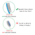 DR PEFECT Extra Hard & Firm Toothbrush Large Long Head Whitening Teeth Pack of 4...