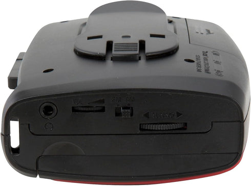 GPX Portable Cassette Player, Compatible With Headphone, 3.54 x 1.57 x 4.72 Inches, Requires 2 AA Batteries - Not Included, Red/Black (CAS337B) Bl...