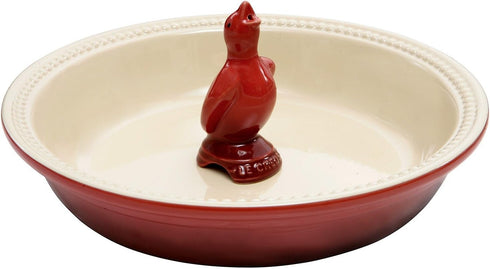 Le Creuset Stoneware Pie Bird, 3.25", Cerise...