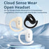 Single Ear Hanging Style Wireless Headphones, Bluetooth 5.4 Hi-Fi Stereo Music Earphones, Right Ear-Hook Sports Headsets, Noise Reduction Air Cond...