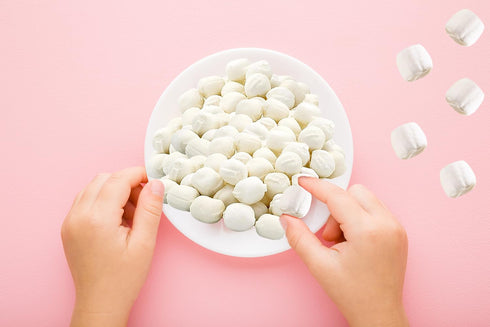 The Dreidel Company Luau Hibiscus Buttermints, Mint Candies, After Dinner Mints, Butter Mint Candy, Fat-Free, Individually Wrapped (55 Pieces)...