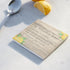 Whiskey Sour Drink Recipe Coaster, Joyride Home Decor, Single Ceramic Coaster, 4-inch Individual Square Drink Coaster, Non-Slip Cork Back, Protect...