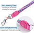 6ft Small Dog Leash, Reflective Dog Leash, Lightweight Nylon Rope Braided Dog Training Leash Walking Cute Puppy Dog Lead (1/3", pink dog lead)...