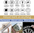 White and Black Paint Pens Paint Markers - 6 Pack Permanent Oil Based Paint Pen, Medium Tip, Quick Dry and Waterproof Marker for Rock, Wood, Metal...