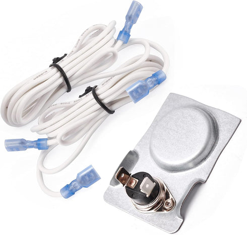 Adviace Magnetic Automatic Thermostat Sensor Switch with High temperature Rated Wiring for Fireplace and Stove Blower Fan Kit Applications, Automa...