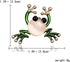Durable Cute Frog Insect Brooch Colorful Wedding Brooch Fashion Jewelry Gift Beige...