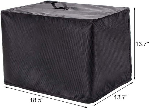 QEES Microwave Cover, Heavy Duty Waterproof Toaster Oven Cover, 18.5"x13.7"x13.7" Kitchen Appliance Cover Compatible with Cusinart Oven, Ice Cream...