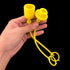 2sets 1/2 ISO A+ISO 5675 Hydraulic Coupler Male Dust Cap and Female Plug Cover,Hydraulic Quick Disconnects Port Plug Cover Fittings, Yellow + blue...