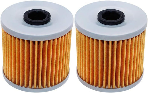 2 Pack Yerbay Compatible Motorcycle Oil Filter for Kawasaki 220 Bayou KLF220 KLF-220 1988-2002 16099-004...