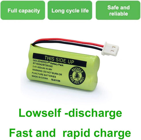 GEILIENERGY BT183342 BT283342 BT166342 BT266342 BT162342 BT262342 Battery Compatible with CS6114 CS6419 CS6719 AT&T EL52300 CL80112 CS6719-2 Cordl...