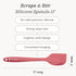 Starpack 'Scrape & Stir' Silicone Spatula (11 Inch) - 600°F Heat Resistant Spatula Set - Food Grade Kitchen Spatulas - LFGB Grade Nonstick Baking ...