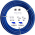 Malida RO Water Systems Ice Maker Kit 1/4" for Reverse Osmosis Systems and Water Filters (Blue)