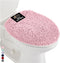 GORILLA GRIP Soft Chenille Bathroom Toilet Lid Cover, Machine Washable Seat Covers, 19.5x18.5, Stays in Place Rubber Backing, Fits Most Round, Elo...