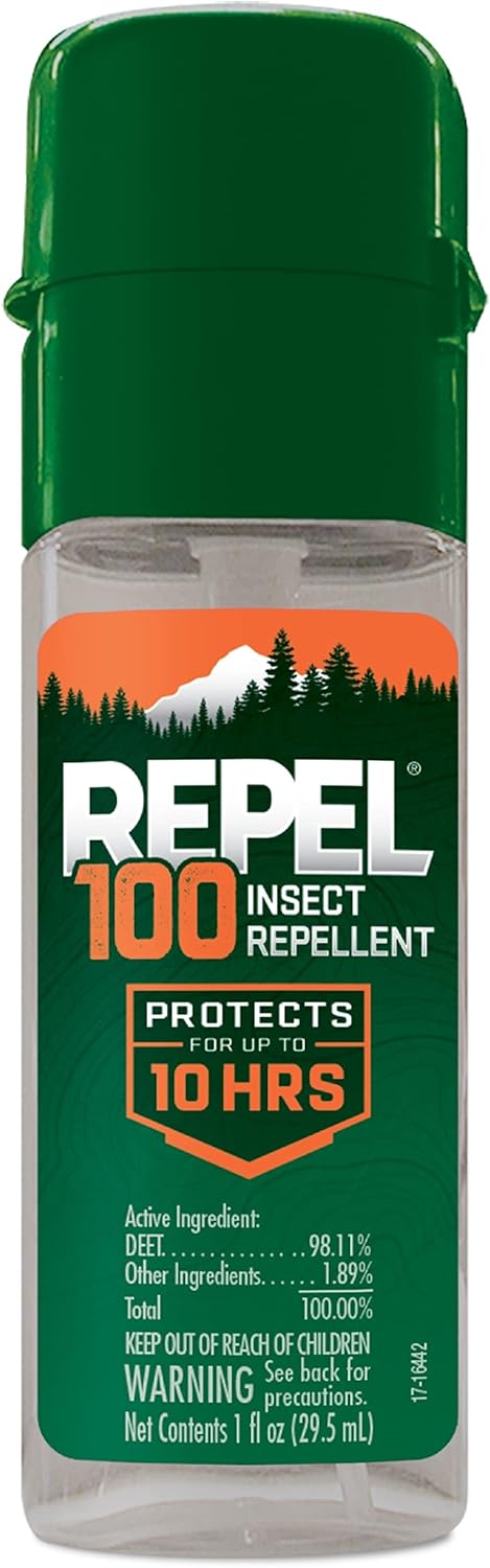 Repel 100 Insect Repellent, Repels Mosquitos, Ticks and Gnats, For Severe Conditions, Protects For Up To 10 Hours, 98% DEET (Pump Spray) 1 fl Ounc...
