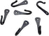 Hand Forged Metal Wall Hook Set of 6 Pcs Wrought Iron Handmade Hook for Plant & Mug Farmhouse Coat Hook Rack Heavy Duty Kitchen Utensils Hook Rack...