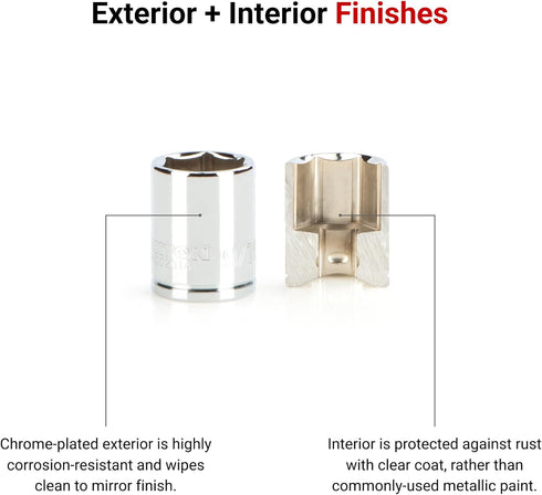 TEKTON 1/4 Inch Drive x 7 mm 6-Point Socket | SHD02107...