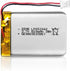 EEMB 3.7V Lithium ion Battery 820mAh 653042 Rechargeable 3.7 Volt Lipo Battery Pack with Wire JST Connector for Speaker and Dashcam- Confirm Size ...