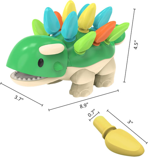 Toddler Montessori Toys Educational Dinosaur Game Learning Activities - Gifts for 6 9 12 18 Month Age 1 2 3 4 One Year Old Boy Girl Kid Birthday -...