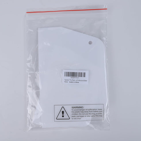 Teenitor Cake Scraper Cake Smoother, 7 Pcs Dough Scraper Bowl Scraper Cake Cutter Cake Spatula Bench Scraper Kitchen Plastic Scraper Tool Cake Dec...