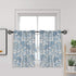 Kitchen Curtains 24 Inch Floral Tier Curtains Farmhouse Cafe Curtains Multicolor Floral Printed Small Window Curtains for Laundry Room Bathroom, R...
