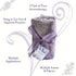 Sonoma Lavender Dried Lavender Sachets by The Yard for Drawers and Closets, Natural Air Freshener for Home, Car, Bag, Room, and Closet...