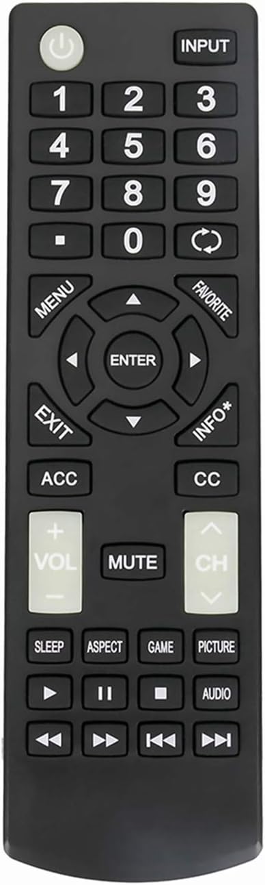 Replacement Remote Control fit for Insignia TV HDTV NS-40D510NA21 NS-19D310NA21 NS-32D310NA21 NS-24D310NA21 NS40D510NA21 NS19D310NA21 NS32D310NA21...
